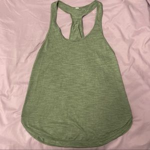 Lululemon green tank